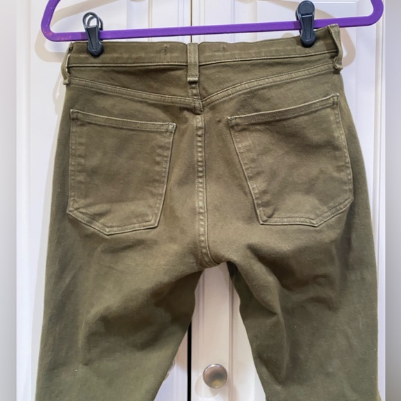 Veronica Beard Khaki Green Jeans - Picture 3 of 7